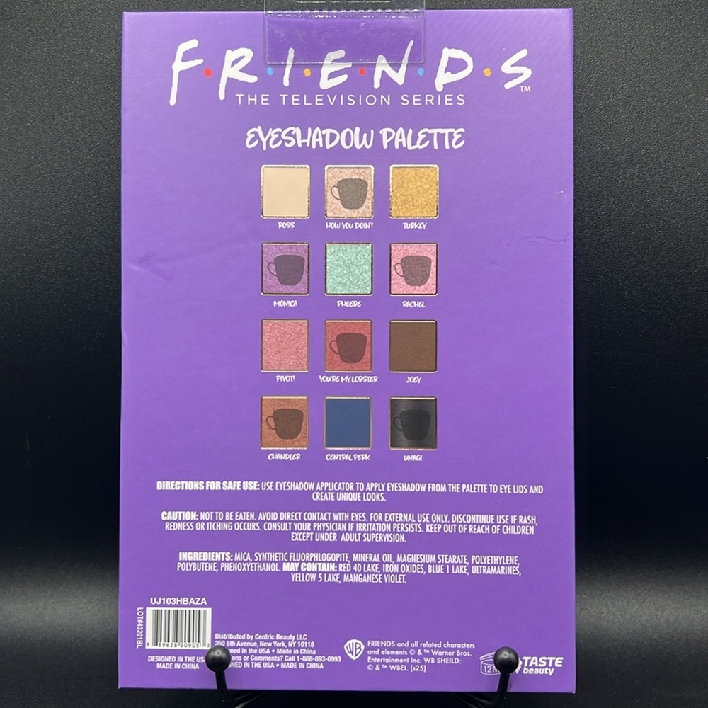 Friends Central Perk 12 Color Eyeshadow Mirror Palette - Picture 6 of 6